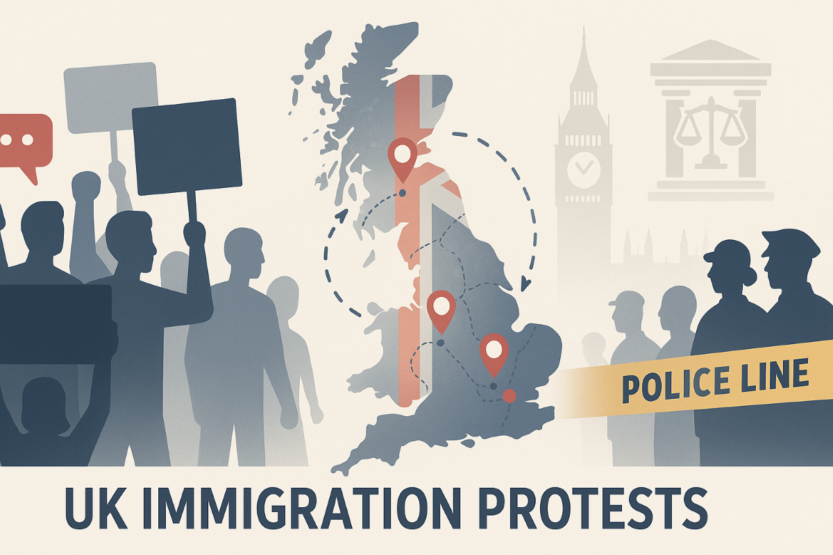 uk immigration protest