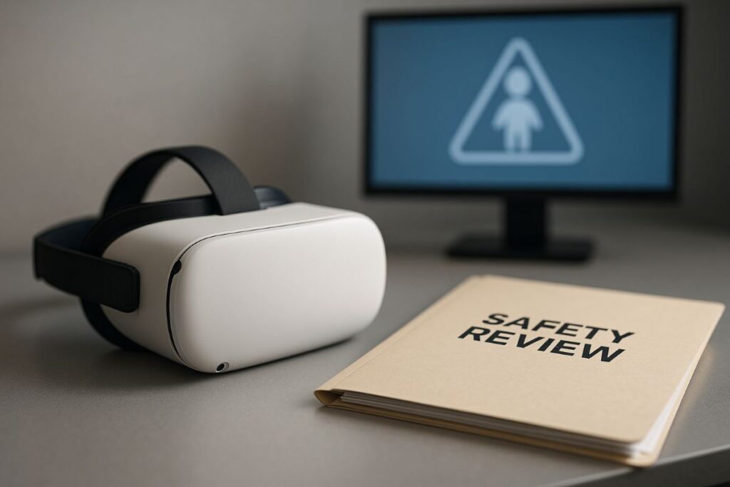 Meta child safety cover-up editorial photo illustration