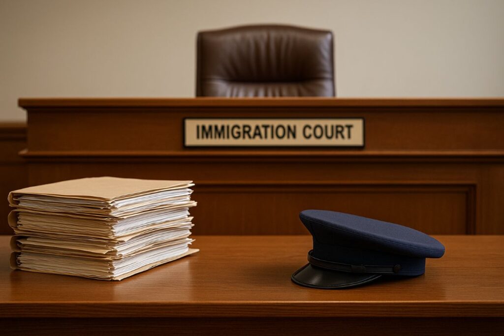 military lawyers serving as temporary immigration judges in U.S. immigration courts