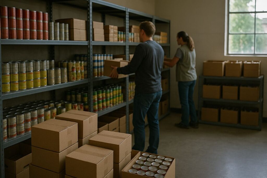 SNAP benefits — neutral community food pantry