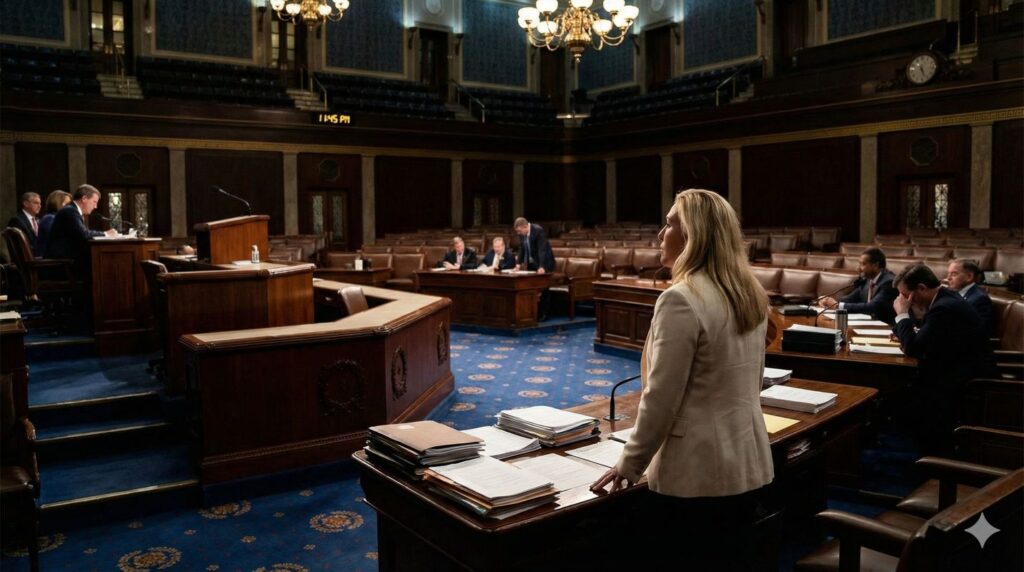 Marjorie Taylor Greene political struggles in MAGA politics on the House floor