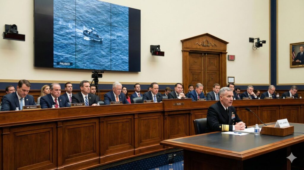 Admiral Bradley boat strike hearing in tense congressional session