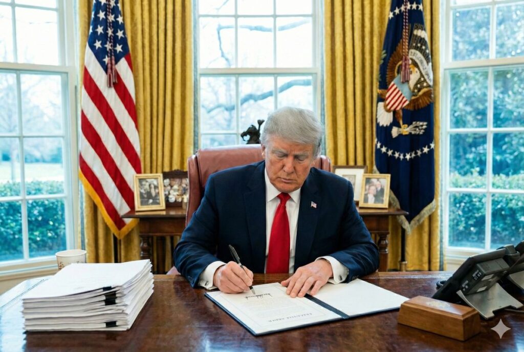 AI regulation executive order signed by President Trump